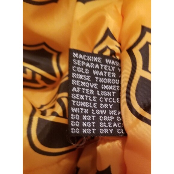 Pittsburgh Penguins Puffer Jacket Hooded NHL Pro Player Size XXL Prince of Wales - Picture 9 of 9